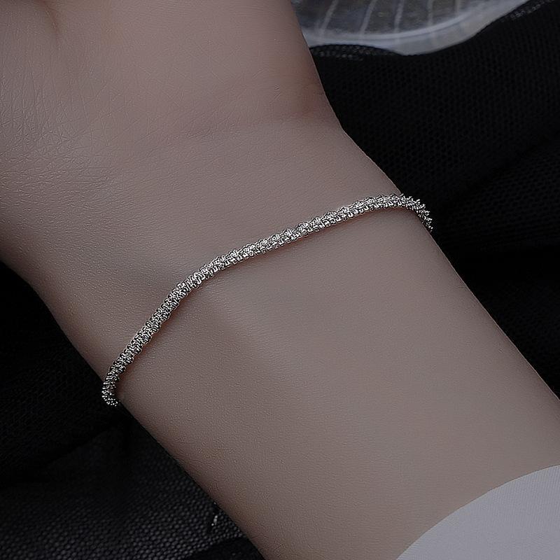 Lindon Zirkon-Armband, Schmuck, geometrische Perlen-Kettenglieder-Armbänder, modisches feines Hochzeitsgeschenk für Freundin und Frauen