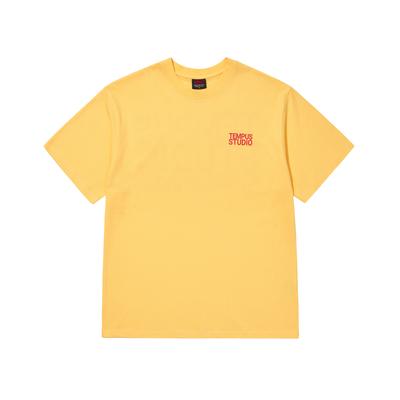 TEMPUS STUDIO Time Logo T-Shirt [Yellow]
