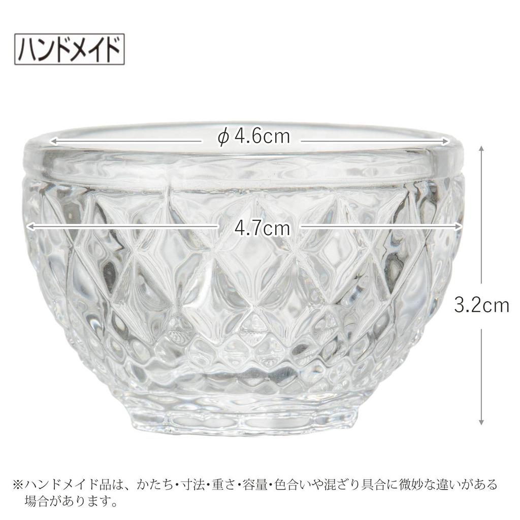 Toyo Sasaki Japanese Delicacy Set of Small Deep Glass TS44021 Glassware, Dishes, 6, Plates, Plates, Dishes, Tableware,