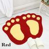 Cute Flocking Carpet  Door Mat Carpet Floor Rug Anti Slip Bathroom Rug Foot Pad