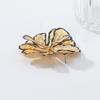 Exaggerated Big-name Personality, Black Edge Metal Feeling, Big Flower Stud Earrings, Dripping Oil, Women's Design Sense
