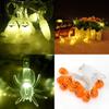 String Led Halloween Lights Pumpkins Spiders Skeleton Window Decor Lights Fairy