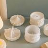 Runde Karussell Beton Kerzenhalter Aromatherapie Gips Aufbewahrungsbox Silikonform Gips Handwerk Heimdekoration Harz Glasform