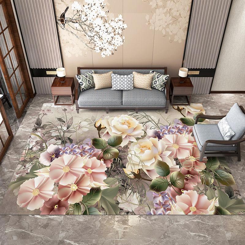 

Китайский стиль Цветочный ковер Гостиная Большой размер 160x230 Кабинет Украшения Дома Ковры для спальни 300x400 Декор комнаты Коврики для пола 140x200cm 55x78.7in