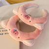 Cute piggy headband female new face wash makeup pressure hair headband plush hair bundle hair accessories head