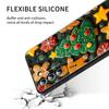 Boîte Cadeau Noël Design Coque de Téléphone Pour Samsung Galaxy S26 S25 S24 S23 S22 S21 S20 Ultra Plus FE 5G Noir TPU Souple