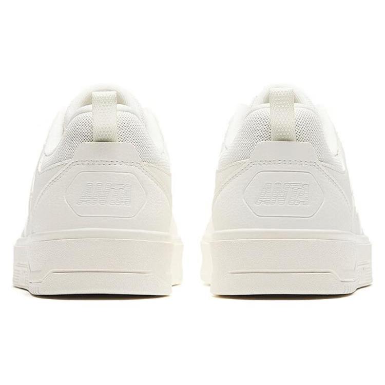 New Anta Slip Resistant Low Top Skateboard Shoes Women's White 122348011-1