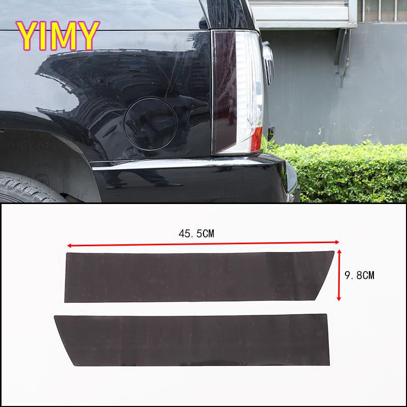 PVC Car Headlights Rear Fog Lights Headlight Film Decorative Stickers Suitable for Cadillac Escalade 2007-2014