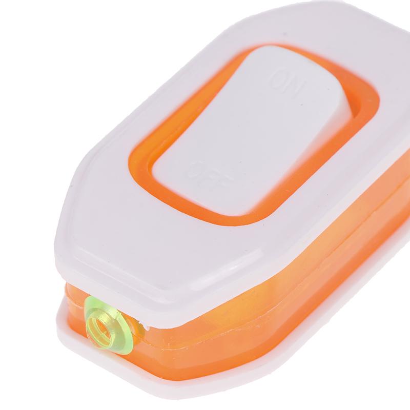 5Pcs Boat Shape Switch Home Light Wiring Switch Inline On/Off Table Lamp Switches Wires Cable Switches Electrical Accessories