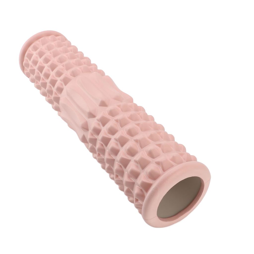 45cm Pink Muscle Relaxation Massage Roller Trigger Point Release Deep Tissue Multi Textured Massager Relieves Muscle Discomfort
