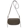 Lydia Signature Logo Print Coated Canvas Crossbody Bag Small Women Bags Brown Acorn 32S5GL0C1B-BRN/ACORN