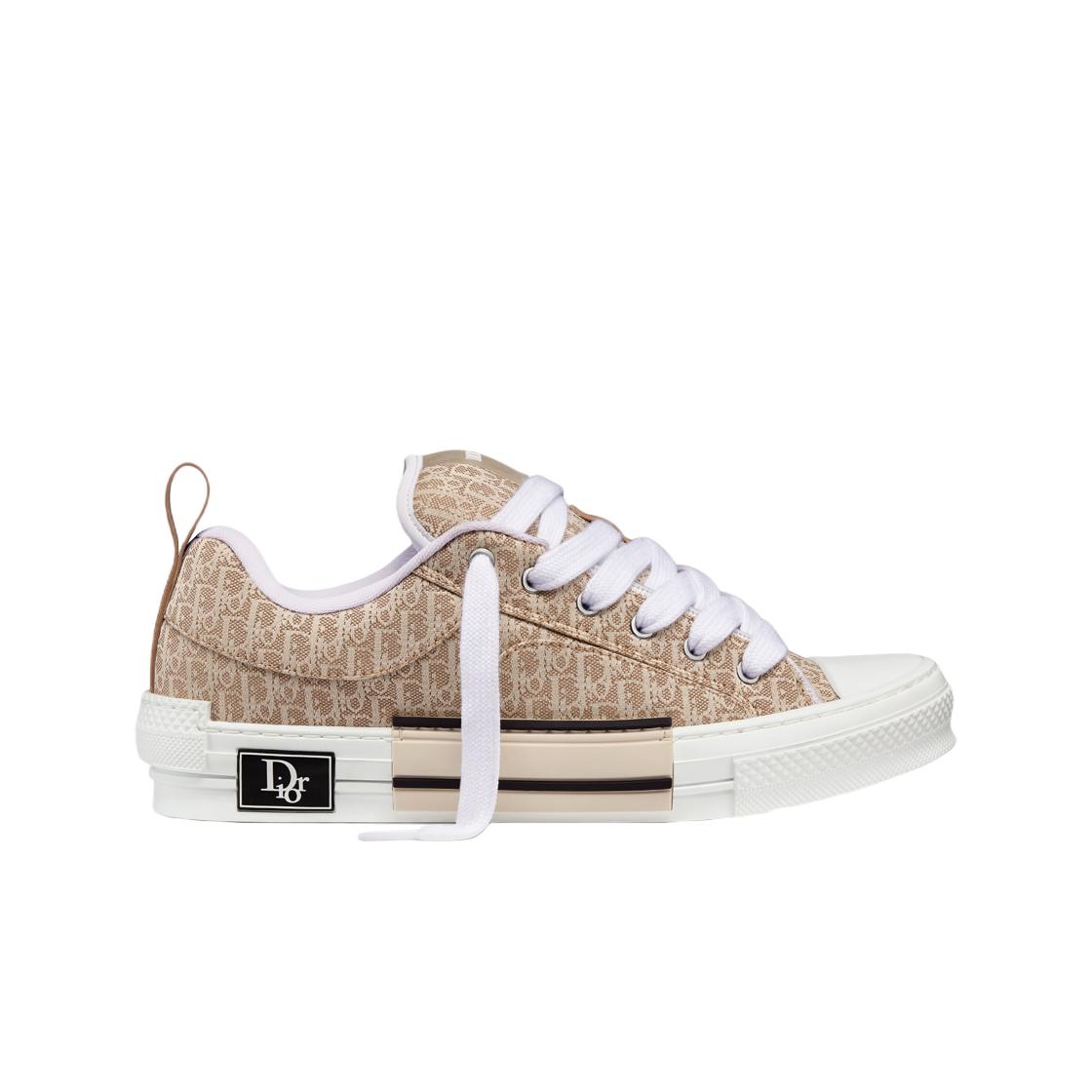 

Dior B23 Skater Sneakers Beige Dior Oblique Jacquard EU 45