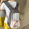 Mittelschule Student Schultasche weiblich schlichte Kontrastfarbe große Kapazität Rucksack neue Reisetasche