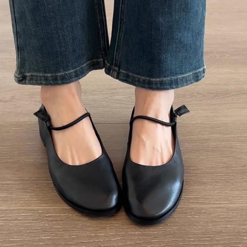 Breathable Shoes Round Toe All-Match Shallow Mouth Casual Female Sneakers Ballerinas Woman 2025 Tennis Retro Ballet Leisure Mary