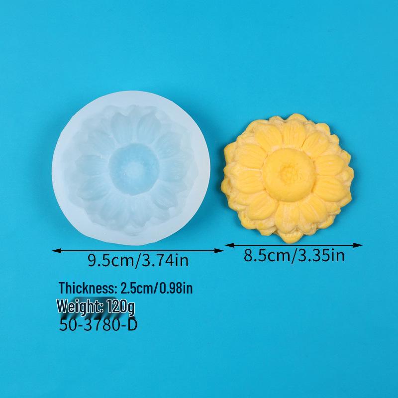 3D Peony & Rose Flower Silicone Mold for Candles, Diffusers, Soaps, and Epoxy Crafts