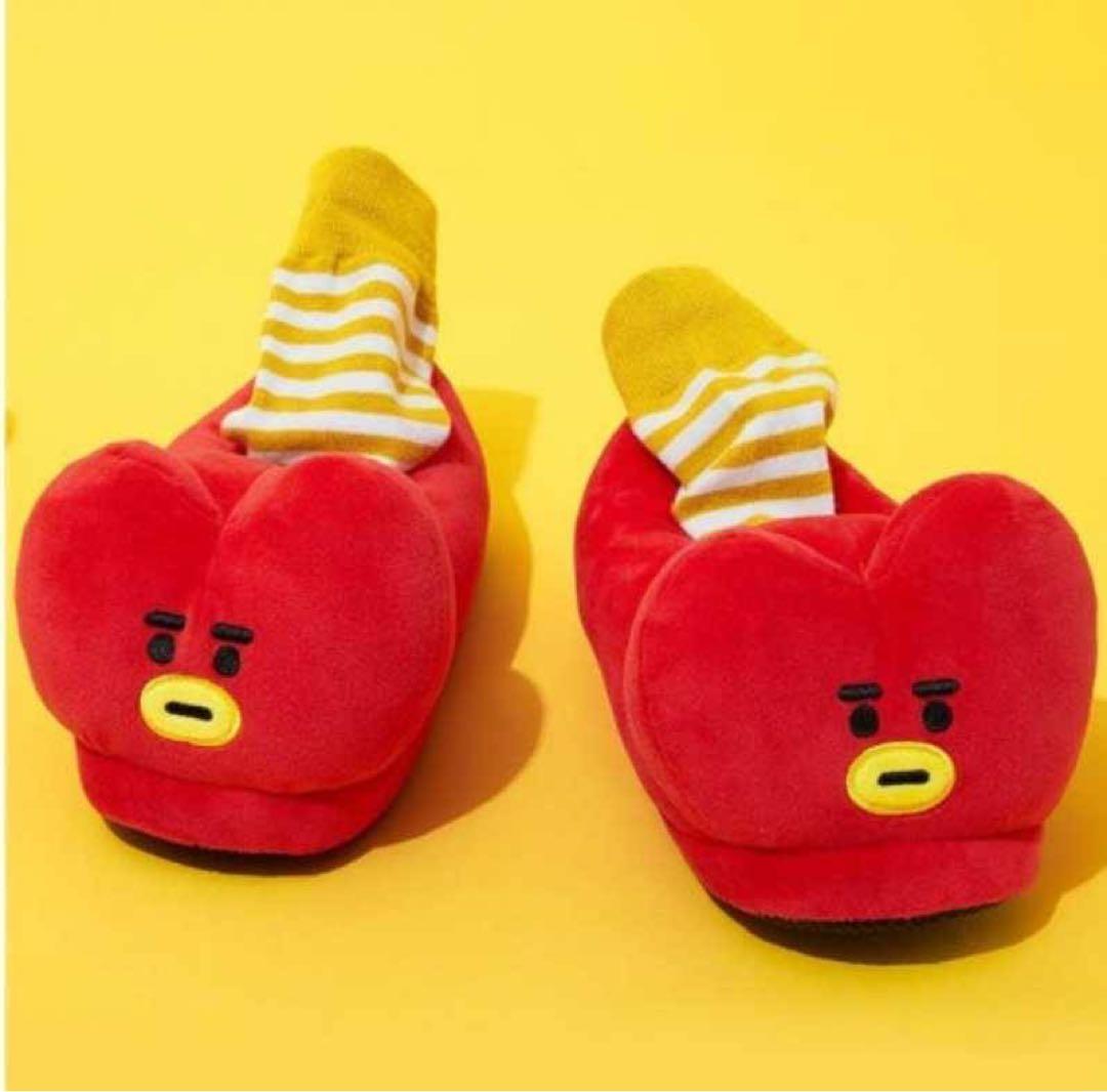 

[Б/У] Официальные тапочки-куклы BT21 TATA и 23-25 см для дома