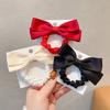 Women Cute Bow Rubber Bands Elastic Hair Bands Korean Headwear for Girls Solid Color Hairbands Headband Fashion Hair Accessories