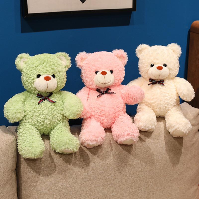 Cute cute bear teddy bear doll plush toy hug bear doll children's doll birthday gift
