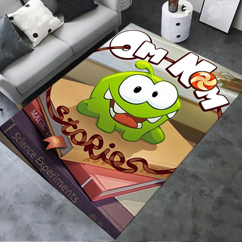 

2025 New Om Nom Stories Carpet Rug for Living Room Bedroom Home Sofa Decoration,Kids play Non-slip Floor Mat100 40x60cm( 15x23in )