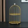 Easy To Clean Bird Cage Jewelry Rack Large Capacity Desktop Display Stand  Wedding