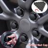 For Tesla Model 3 S X Y Wheel Hub Nut Bolts Cap Cover Protector Car Accessories