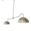 2 Shade Chrome Pendant Chandelier Modern Hanging Light Fixture for Dining Room, Kitchen, Living Room
