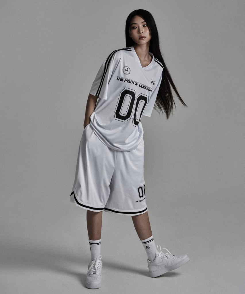 JELEVE Football Bermuda Wide Pants