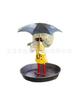 Creative Hanging Bird Feeder Metal Hanging Chain Girl With Umbrella Tray Outdoor Garden Tray Yard Decoration Supplies Hot Sale