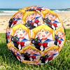 Sailor Moon Print Size 5 Soccer Ball, PU Wear Resistant Football for Match Training and Daily Practice, Birthday Gift for Soccer Fans