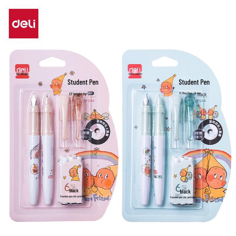 SF544 Набор студенческих каллиграфических перьевых ручек со сменными картриджами