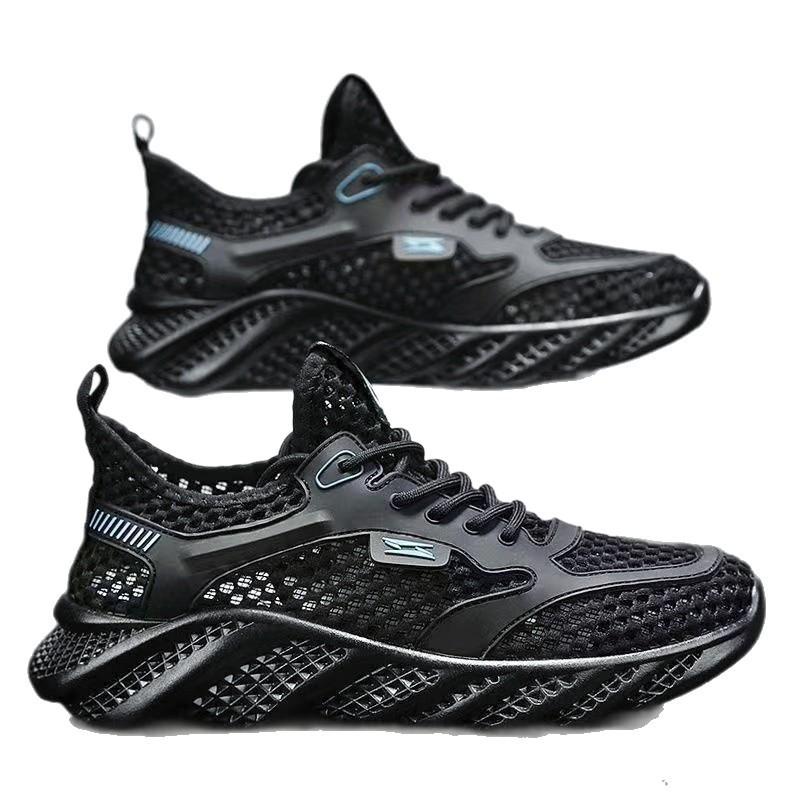 Hollow mesh shoes summer new shoes breathable thick-soled mesh sports and leisure mesh shoes