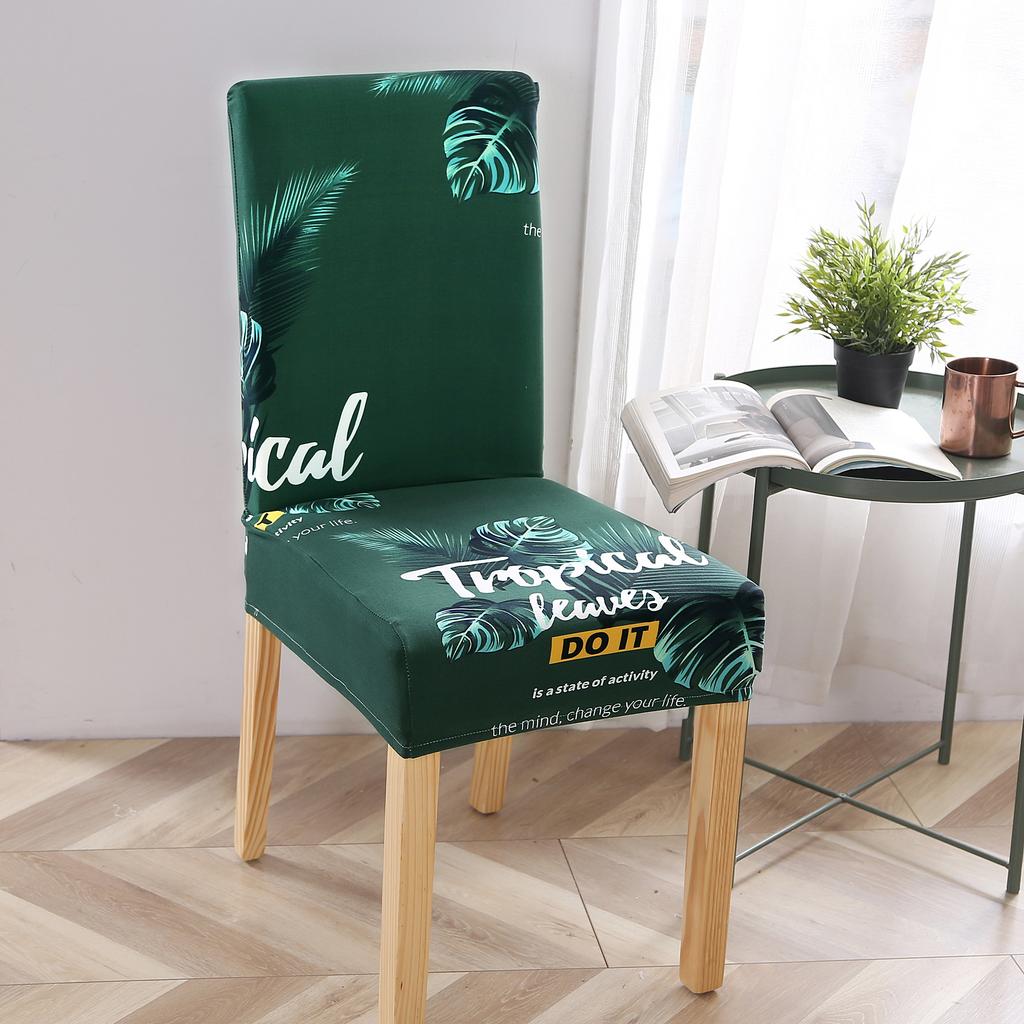 Four Seasons Universal Milk Silk Chair Cover Dust-Proof One Set Of El Conjoined Backrest All-Around Printing