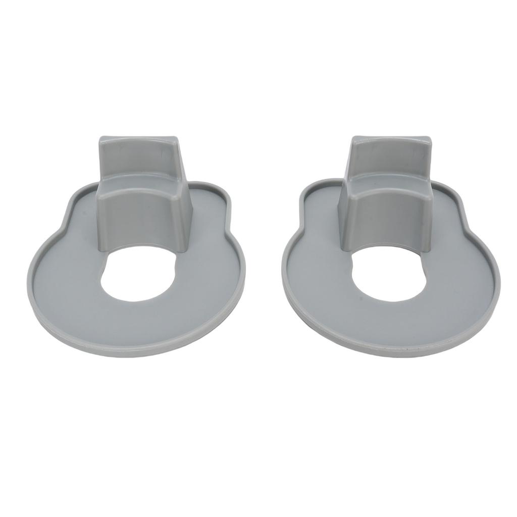 2 Pack Swimming Pool Pipe Holders, Pool Hose Holder Stickers ABS   Ground Pool Hose Support Bracket for 1.25 Inch Diameter Pipes