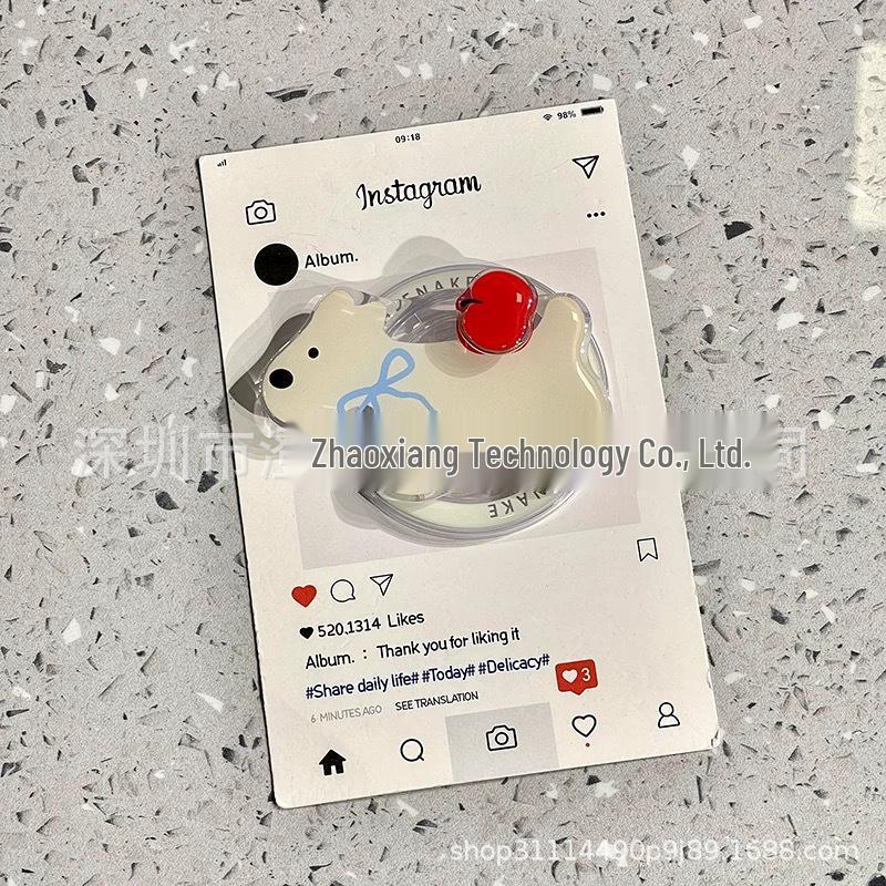 Cinnamoroll Puppy Bear MagSafe-Compatible Magnetic Stand with Strong Retractable Airbag Packaged Airbag Magnetic Stand