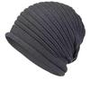 2pcs Womens Knitted Wool Pullover Beanie Versatile And Warm Slouchy Hat