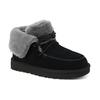 (WMNS) UGG Diara Lacing Fleece Lined Black Women's 1113090-BLK