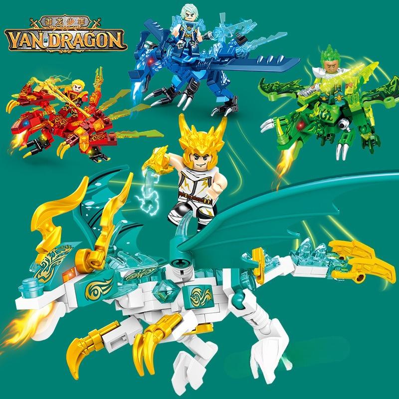 

Senbao 1058-61 Royal Dragon Junior Ninja Taicang Thunder Dragon Children S Assembling Building Block Boys Educational Diy Toys