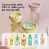 Nowa butelka z dozownikiem płynu do mycia naczyń, narzędzia kuchenne, zlew, dozownik płynu do mycia naczyń, zmywak, pojemnik na płyn do mycia naczyń