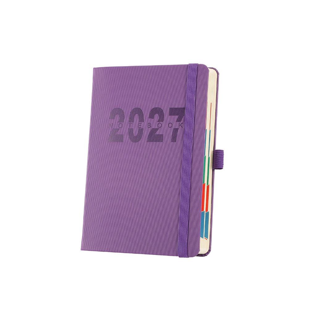 Wear-resistant A5 Agenda Planning Notebook 12 Months Office Work Planner School Office Supplies