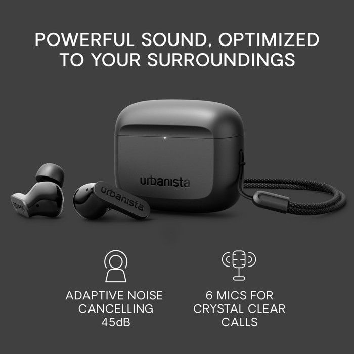 Ecouteurs - urbanista - ausins - intra-auriculaire - sans fil - résistant à la transpiration