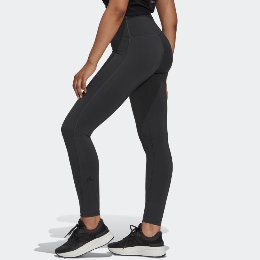 Adidas New 78 Tig High Waist Elastic Tight Fitness Pants Women Bottoms Black HM2893