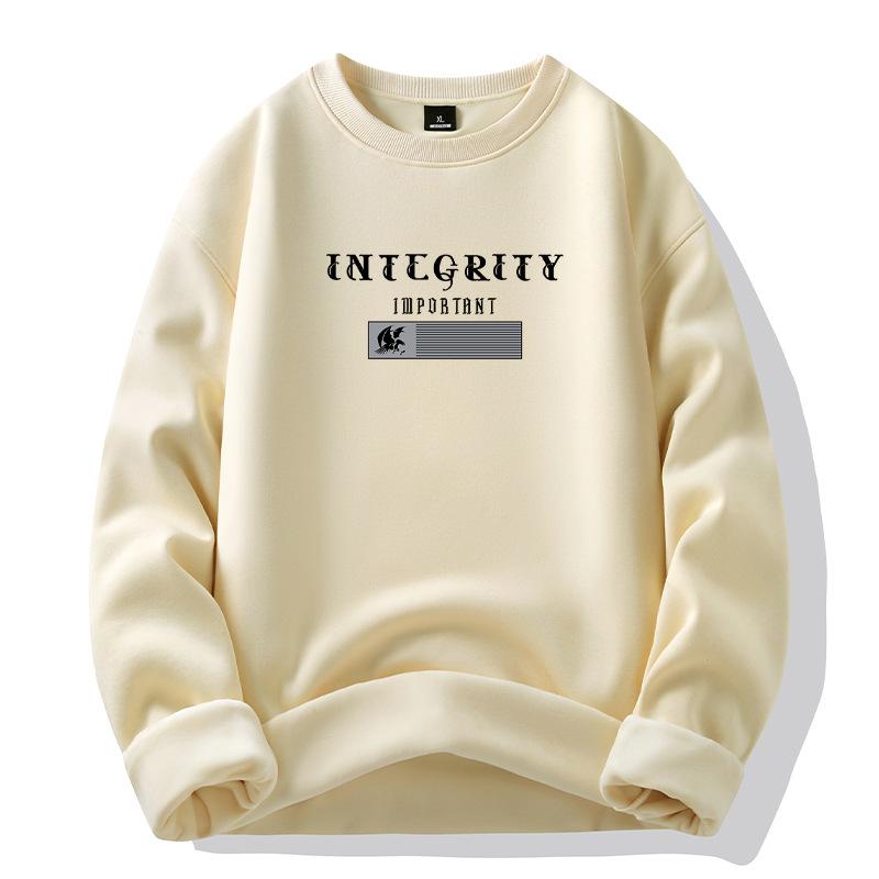 Men's padded hoodie men's autumn and winter new cotton sweater thickened loose warm jacket