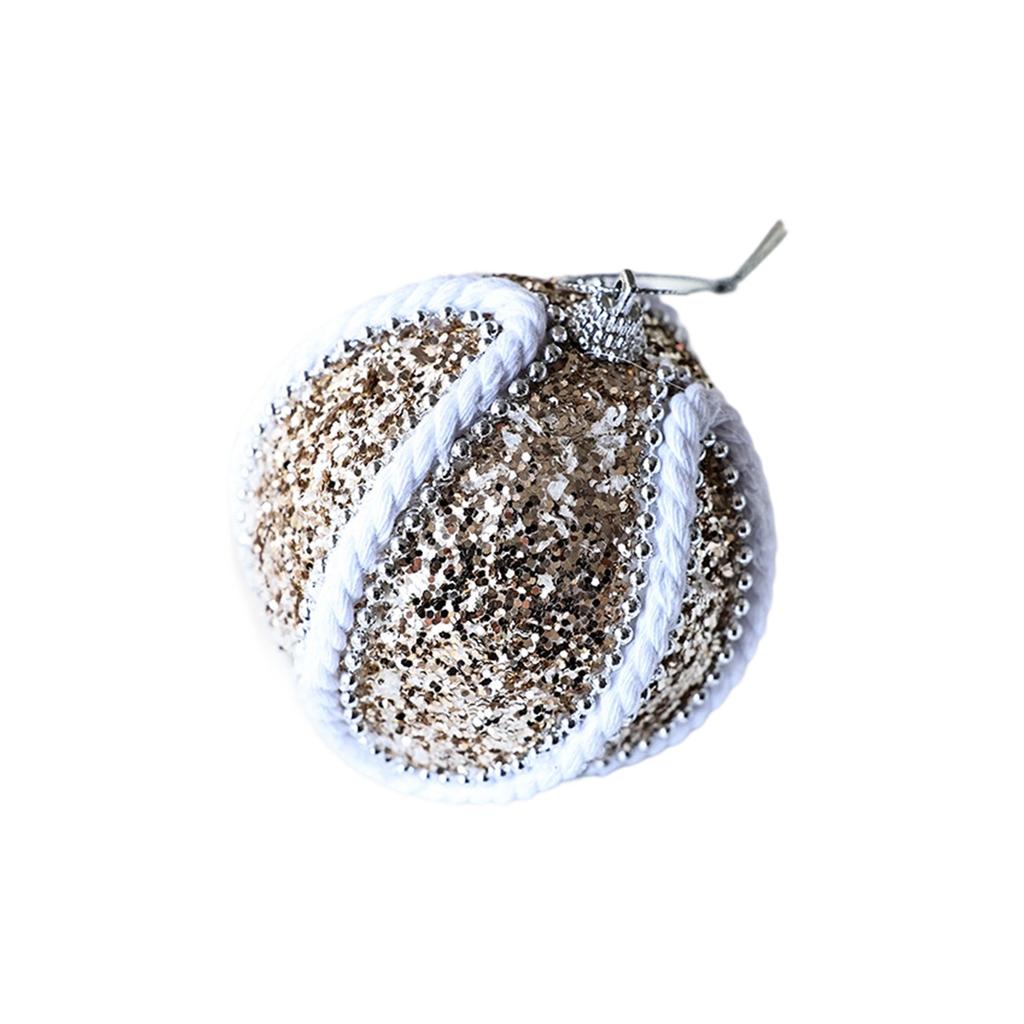 Shatterproof Resin Christmas Tree Ornament Durable Hanging Ball With Assorted Color For Family Home Decoration