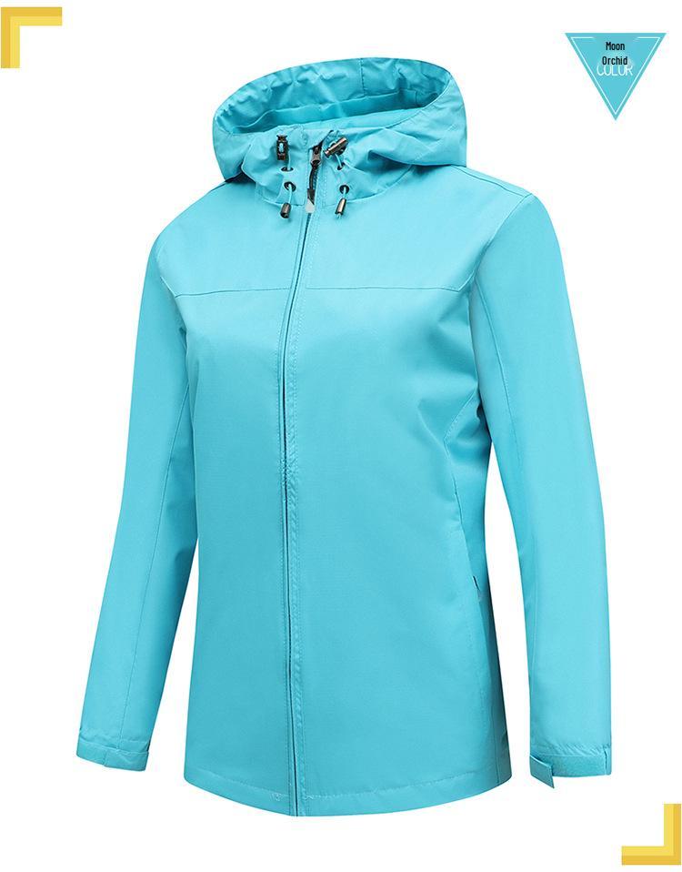 Men's Spring/Autumn Hooded Windbreaker Jacket - Lightweight, Windproof, Waterproof Outdoor Wear