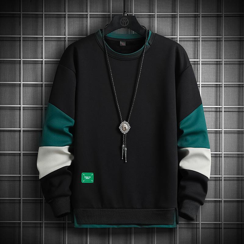 Sweatshirt Men's Casual Autumn New Korean Version Ins Trend Long-sleeved Sweatshirt Bottoming Shirt for Young Plus Size Men