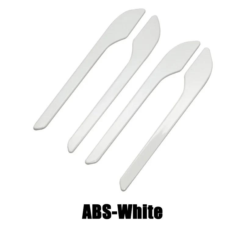 Autocolant de protecție auto pentru mânerul ușii capac învelit Autocolante decorative 4 buc/set anti-zgârieturi pentru Tesla Model 3 Y 2025 ABS Worldmuma