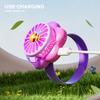 3 Wind Speeds Watch Fan Gradient Flowers USB Rechargeable Fan 2025 Handheld Fan  Toy