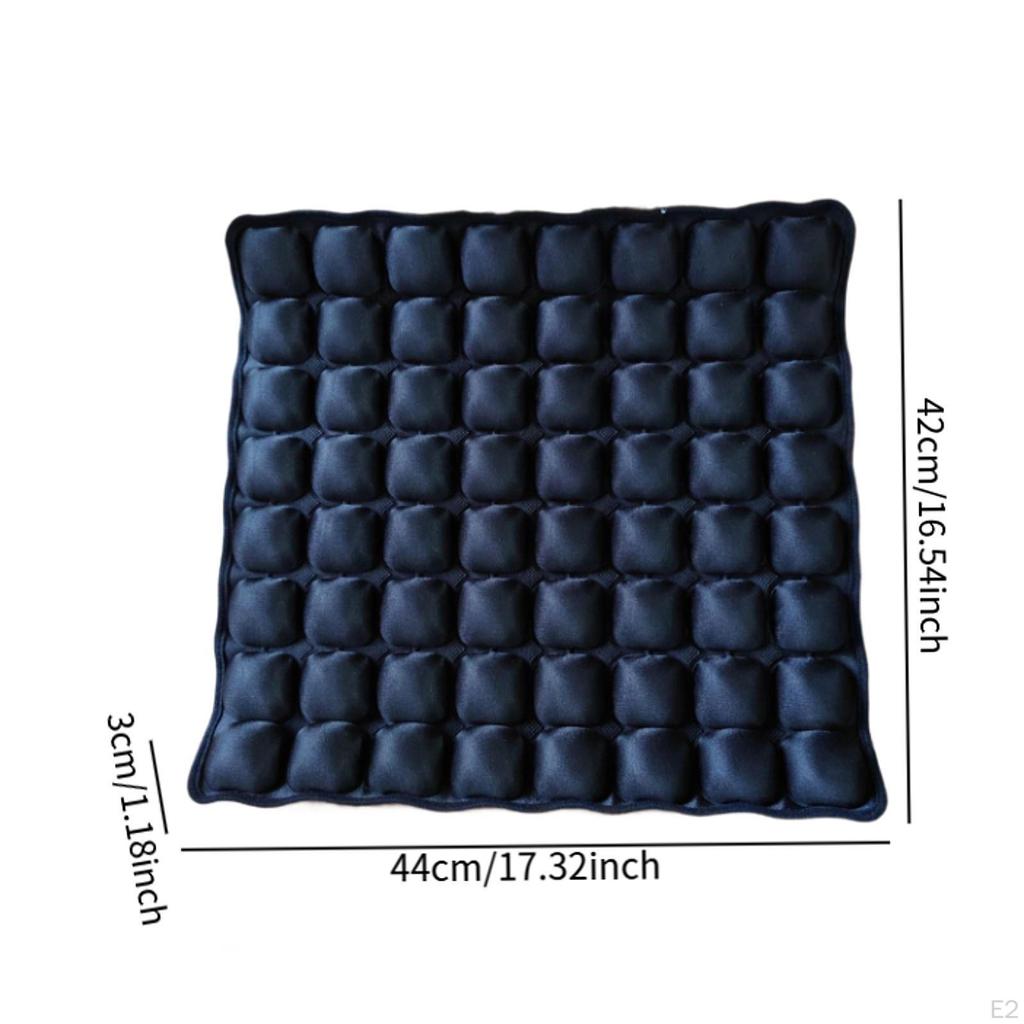 3D Inflatable Travel Cushion Seat Breathable Mat Pillow Padded for Fishing Office Chair