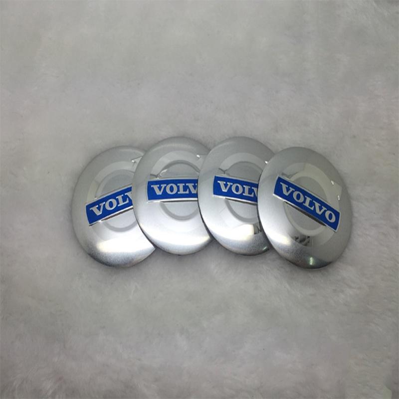 Elegantní a odolné 4ks 56,5mm Samolepky na středové krytky kol pro vozidla Volvo