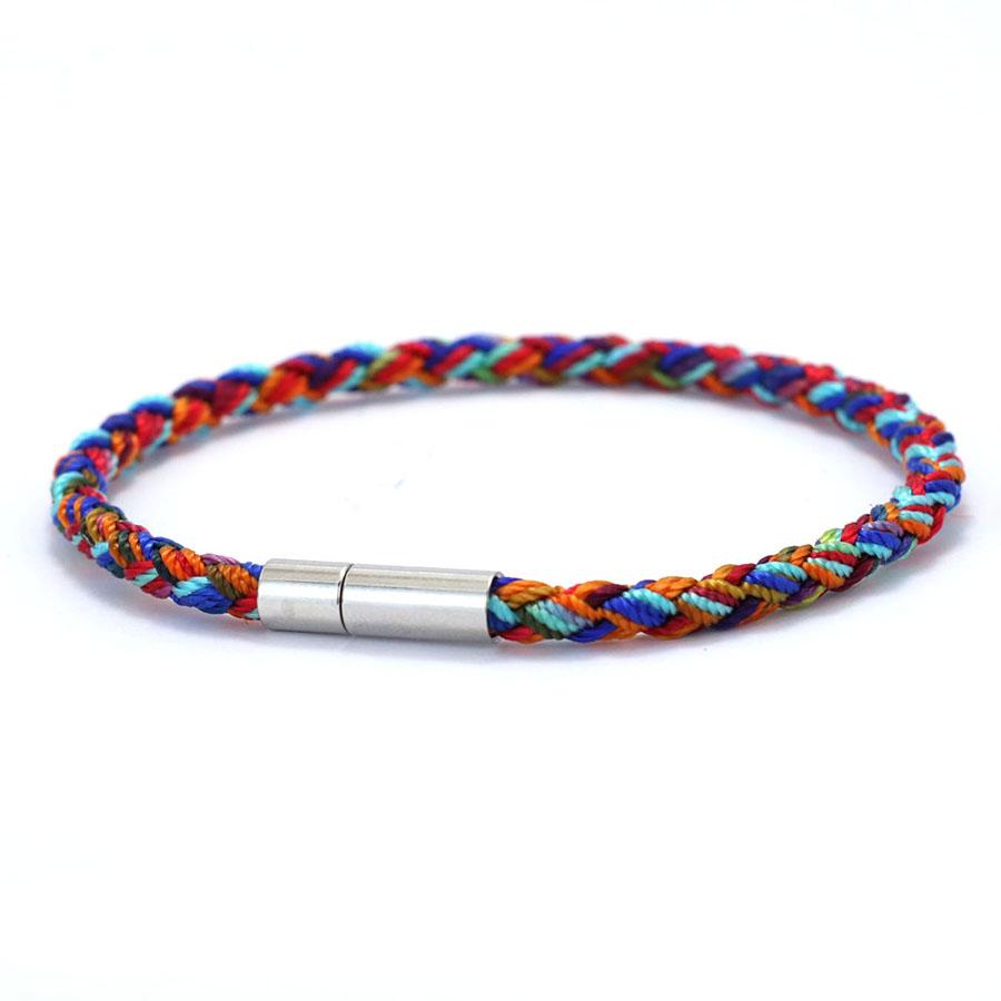 

5 Colors Grade A Ruyi Dragon Scale Rope Bracelet Unisex Handmade Braided Ethnic Lucky String Braslet Bangle Friendship Braclet S 18.5cm 7.3Inch
